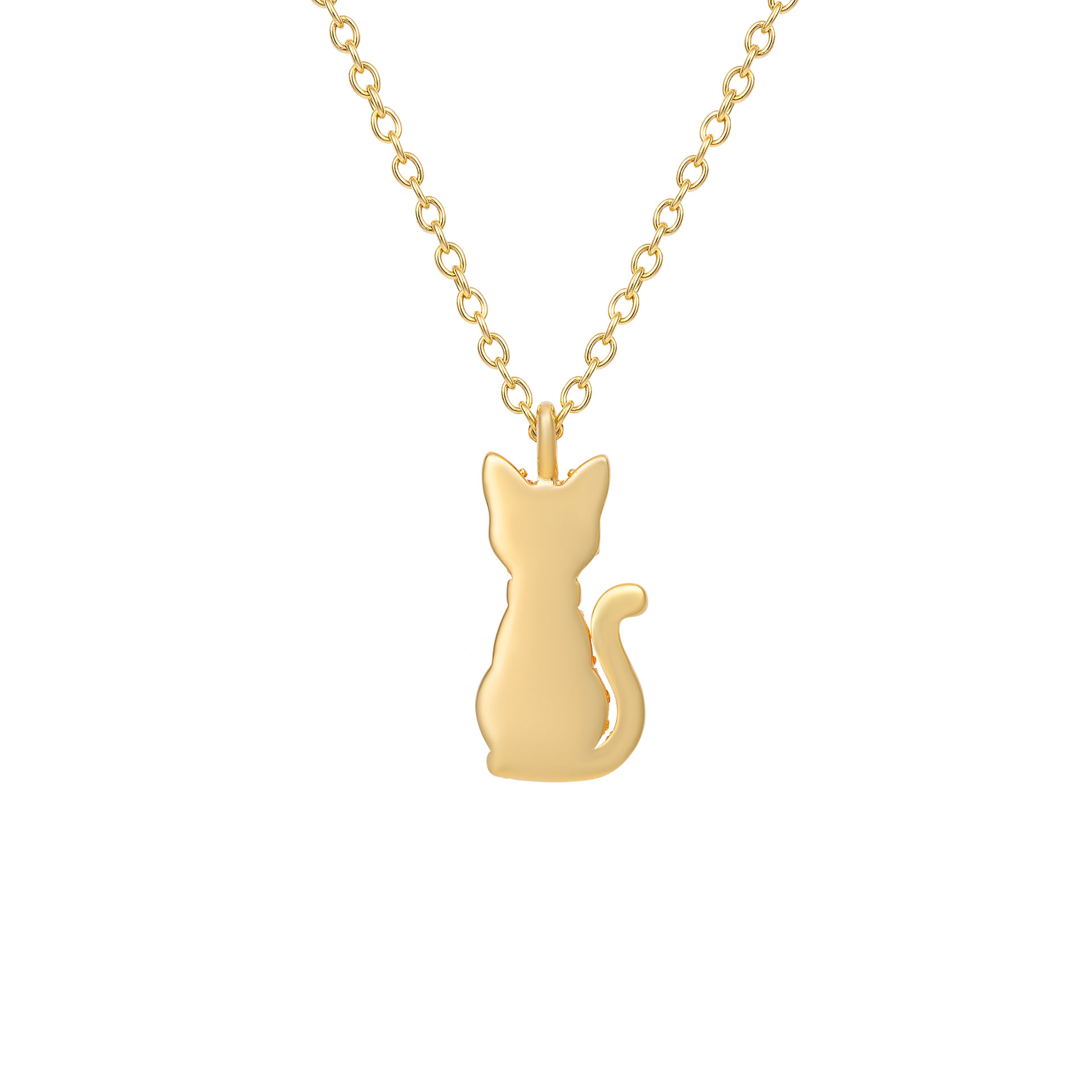 Pet Lovers Cat Shine Necklace