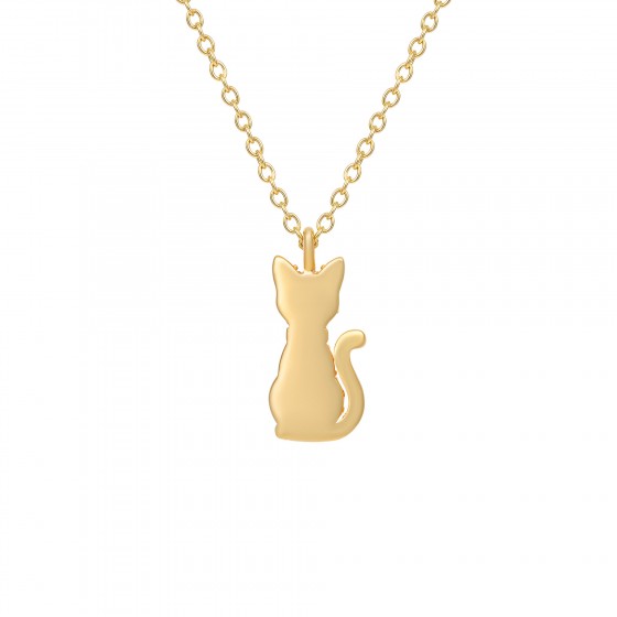 Pet Lovers Cat Shine Necklace
