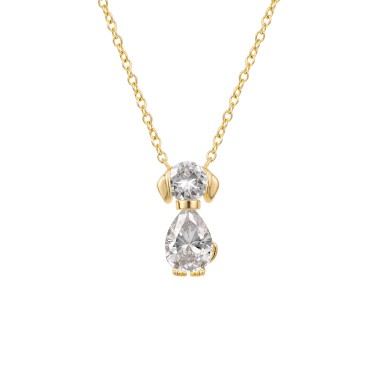 Pet Lovers Dog Shine Necklace II