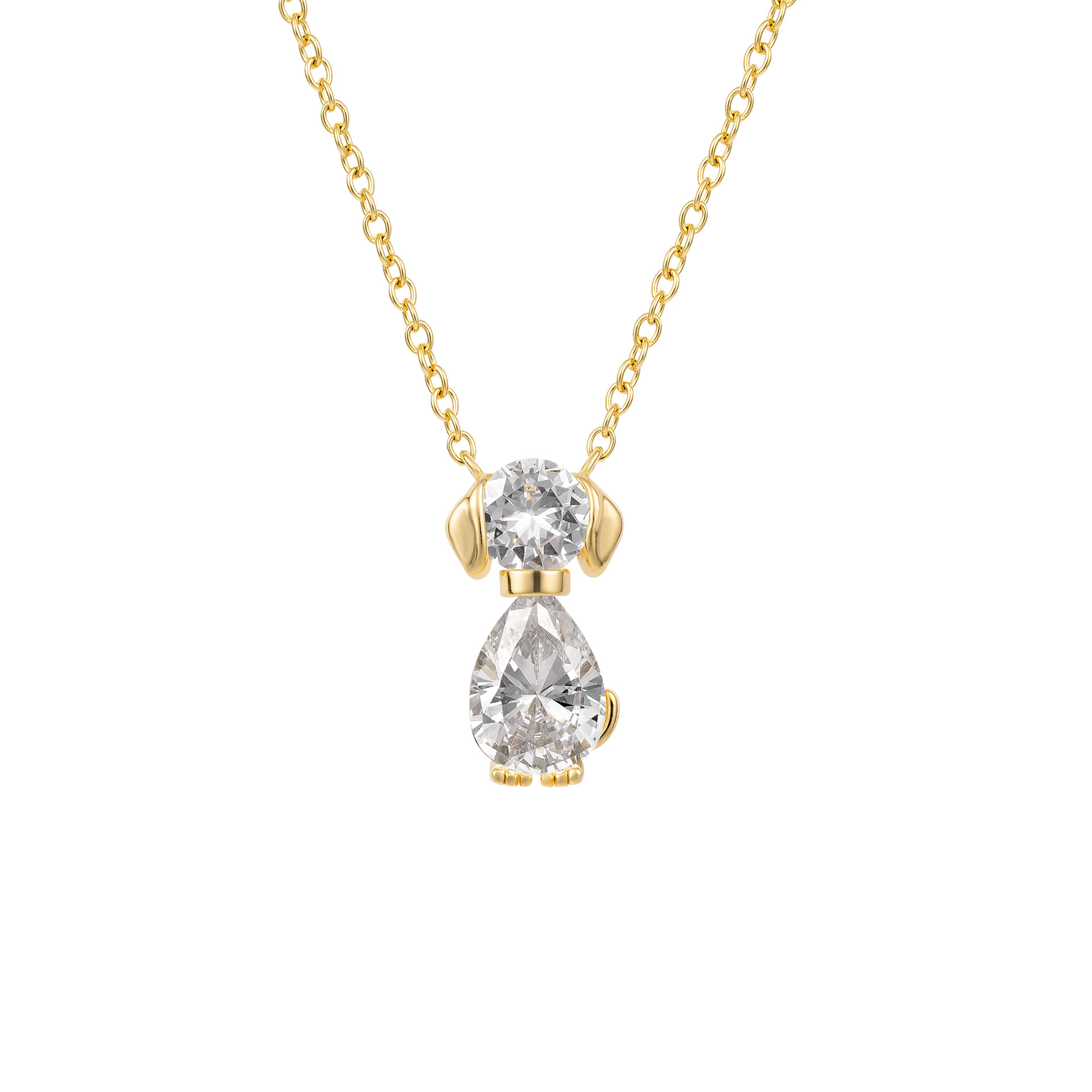 Pet Lovers Dog Shine Necklace II