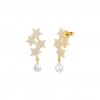 Matchy Stars & Pearl Earrings