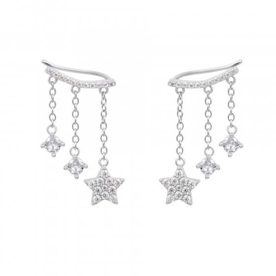 Pendientes Matchy Cadena Estrellas