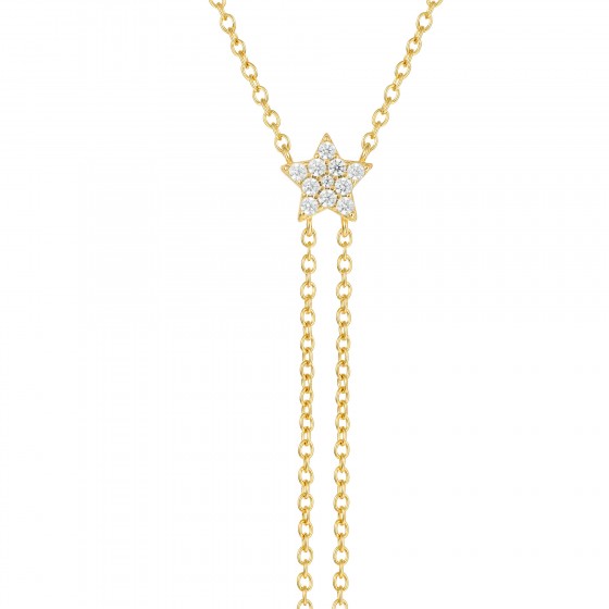 Matchy 2 Stars & Pearls Necklace