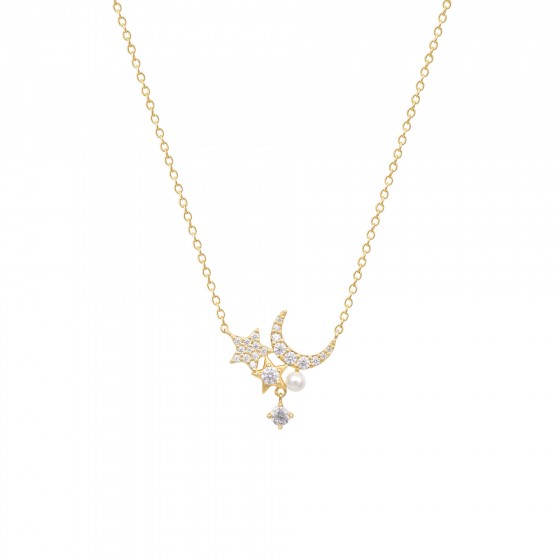 Matchy Moon & Stars Necklace