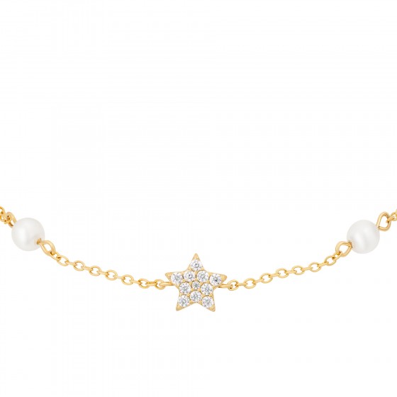 Pulseira Matchy Estrela & P�rolas