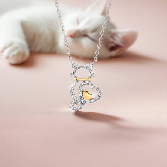 Pet Lovers Cat Necklace
