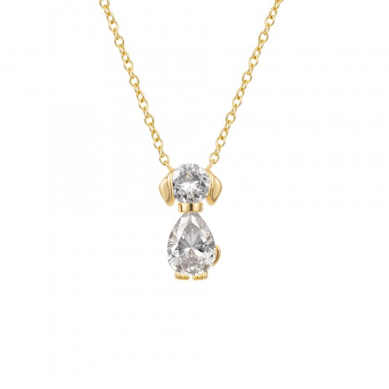 Pet Lovers Dog Shine Necklace II