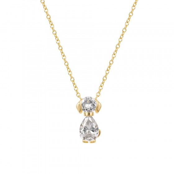 Pet Lovers Dog Shine Necklace II