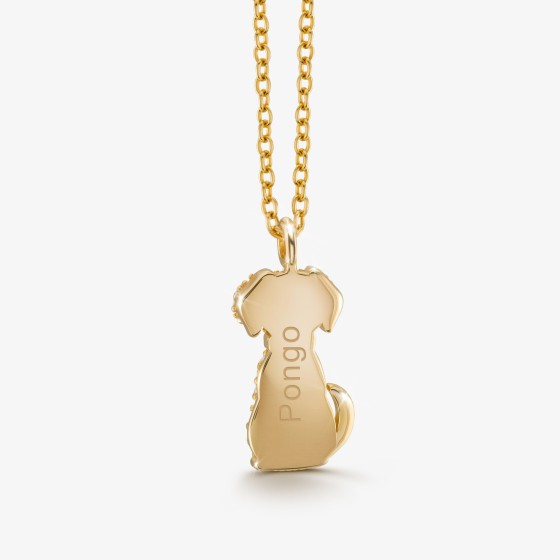 Pet Lovers Dog Shine Necklace