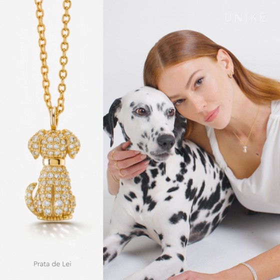 Pet Lovers Dog Shine Necklace