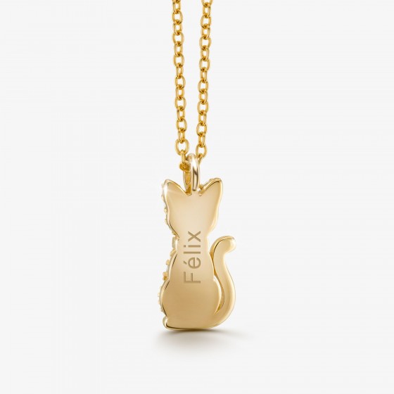 Pet Lovers Cat Shine Necklace
