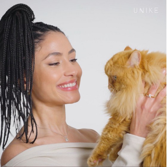 Pet Lovers Cat Shine Necklace II