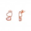 Love in Rose Mother of Pearl Earrings