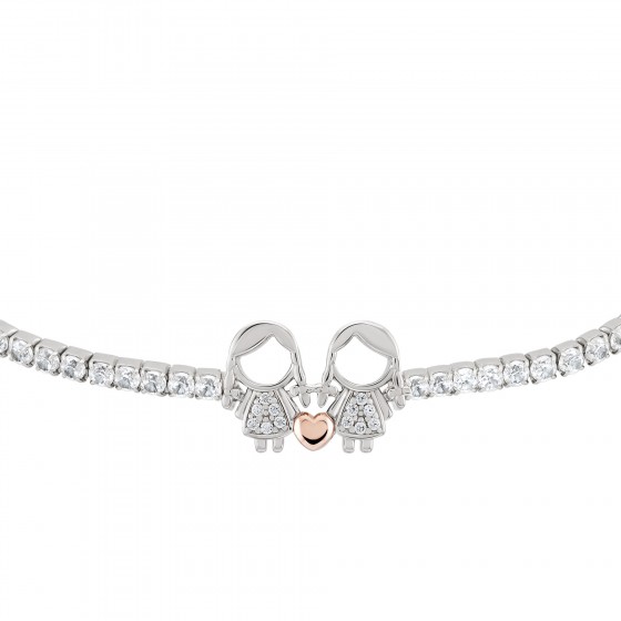 Mum Tennis 2 Girls Bracelet