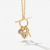 Valentines Day Key & Heart Necklace