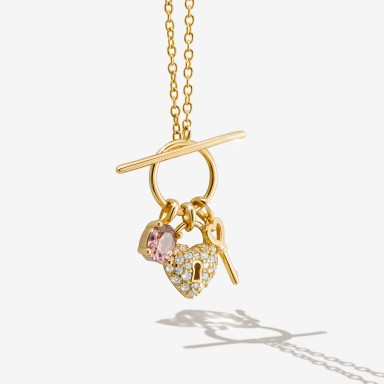 Valentines Day Key & Heart Necklace Valentines Day Key & Heart Necklace