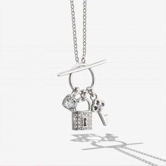 Collar D�a San Valent�n Llave y Candado