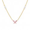 Colar Fun Borboleta & Pérolas