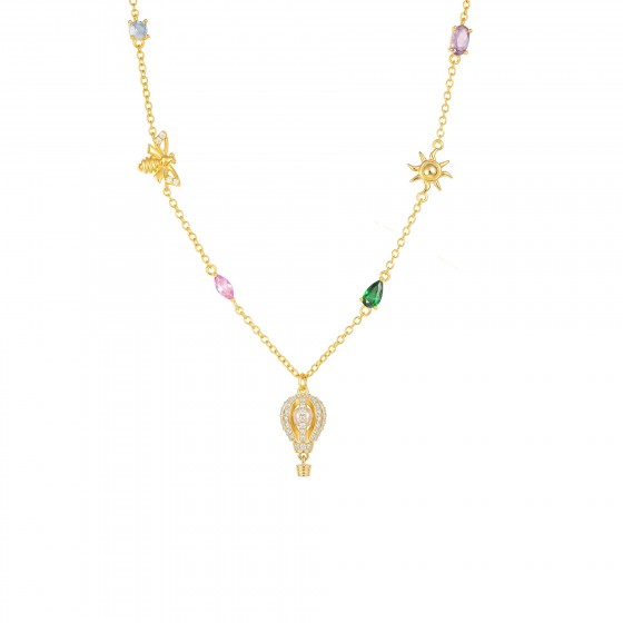 Fun Hot Air Balloon Necklace