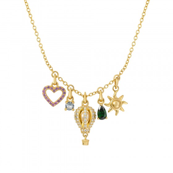 Collar Fun Multi Charms Globo