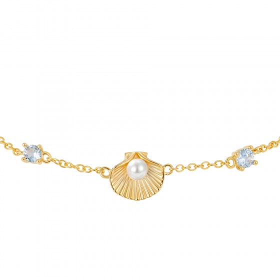 Pulseira Fun Concha & P�rola