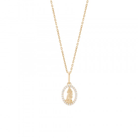 Gold Timeless Our Lady Pendant