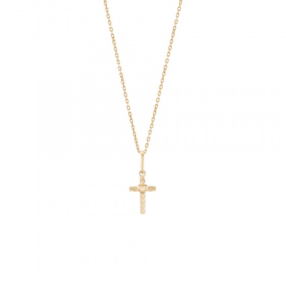 Gold Timeless Cross II Pendant