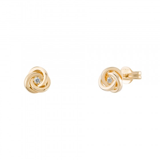 Pendientes Oro Timeless Knot
