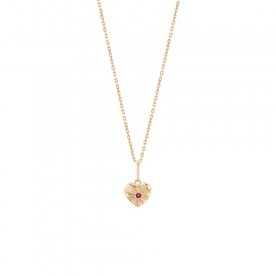 Gold Timeless Heart Pendant