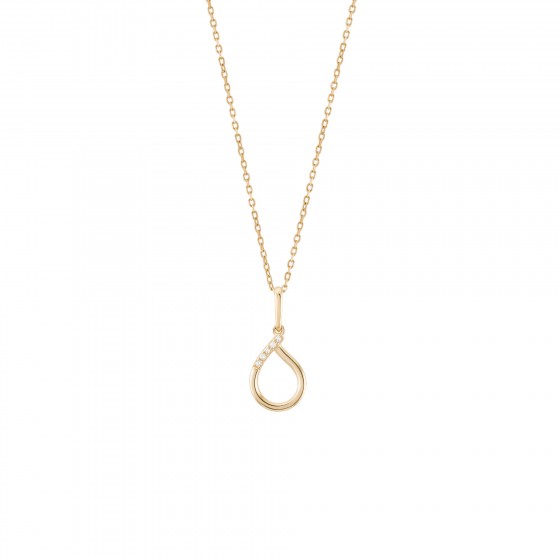 Gold Timeless Drop Pendant