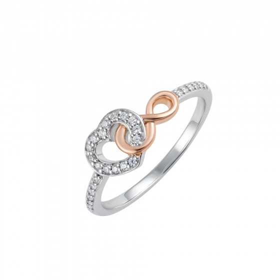 Anel Love in Rose Infinito