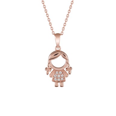 Mum Girl Necklace Mum Girl Necklace