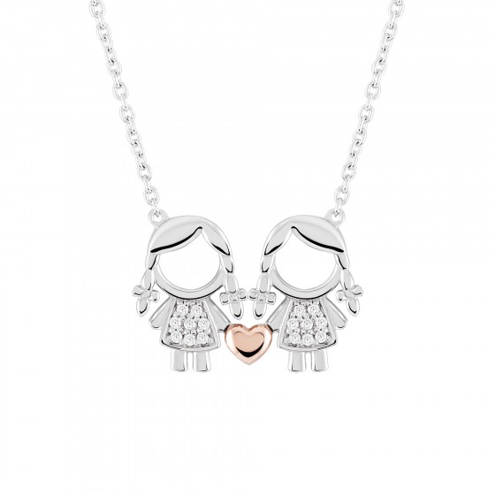 Mum 2 Girls Necklace
