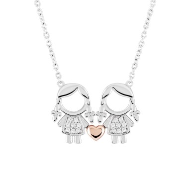 Mum 2 Girls Necklace Mum 2 Girls Necklace
