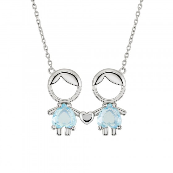 Mum 2 Boys Necklace
