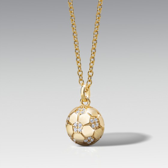 Passions Football Necklace