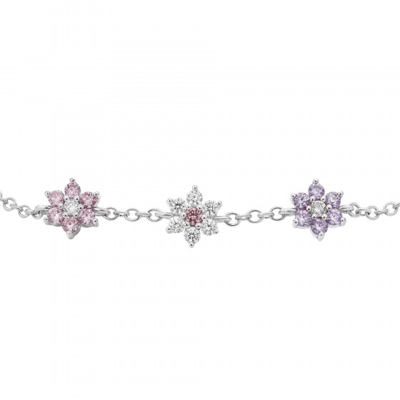 Girls 3 Flowers Bracelet