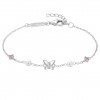 Girls Butterfly and Pearls Bracelet