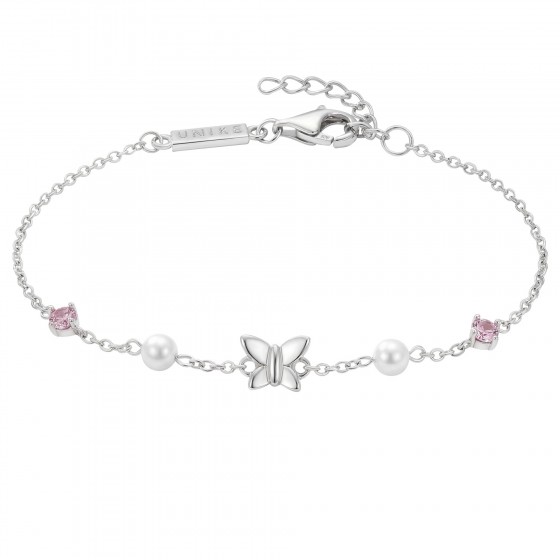Girls Butterfly and Pearls Bracelet