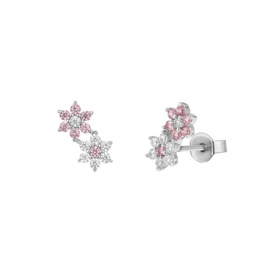 Girls 2 Flowers Earrings