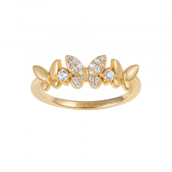 Anillo Matchy Tres Mariposas