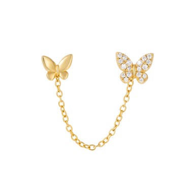 Single Matchy Butterflies Earring