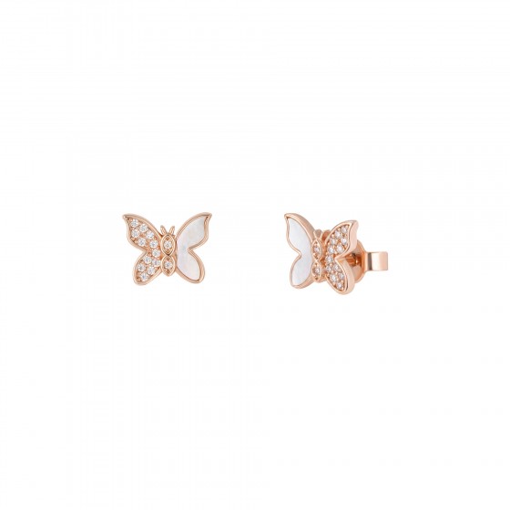 Love in Rose Butterfly Earrings