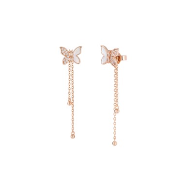 Love in Rose Butterfly Earrings