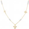 Hope Holy Spirit with Pearls Necklace