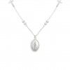 Hope Our Lady of Fátima Medal with Pearls Necklace