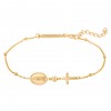 Pulsera Hope Medalla Nuestra Sra de Fátima & Cruz