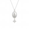 Hope Our Lady of Fátima Medal & Star Necklace