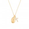 Hope Our Lady of Fátima Medal & Cross Necklace