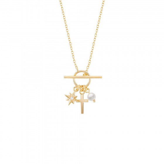 Hope Cross & Star Necklace